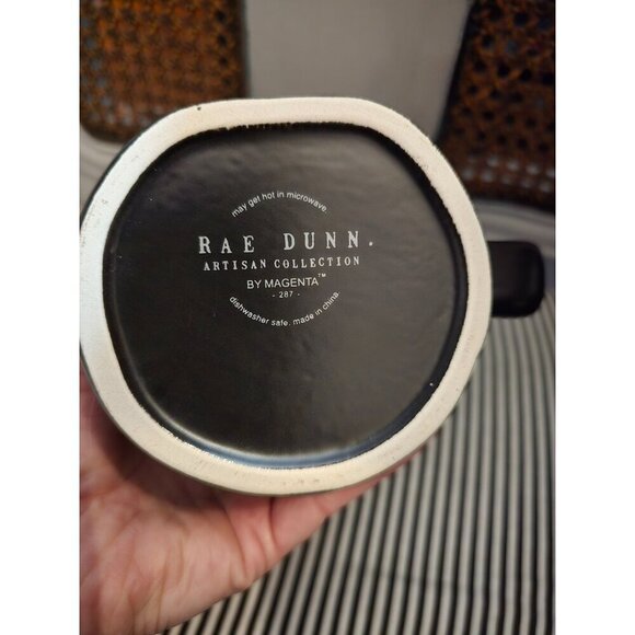 NWT Rae Dunn Fangtastic Vampire Halloween Mug Black 2021 - Picture 10 of 10